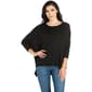Womens 24/7 Comfort Apparel Oversized Dolman Tee - image 1