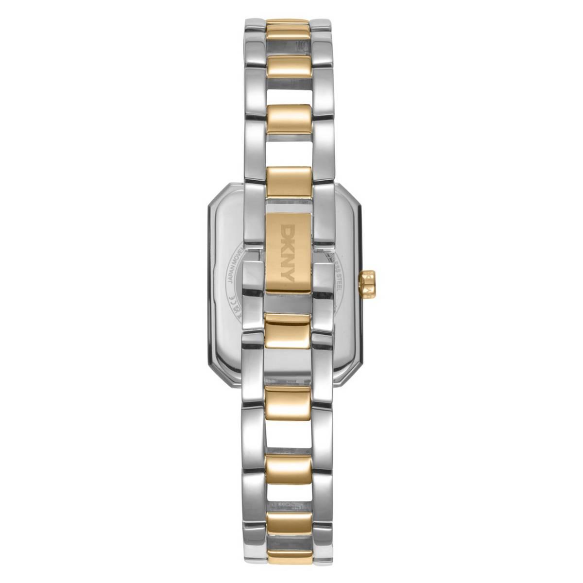 Womens DKNY Uptown Midi Two-Tone Bracelet Watch - DK1L009M0035