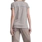 Womens DKNY Sport Short Roll Sleeve Stripe Slub Tee - image 2