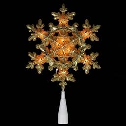 Northlight Seasonal Gold Snowflake Christmas Tree Topper