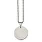 Mens Gentlemen's Classics&#40;tm&#41; Round 2.0mm Thick Dog Tag Necklace - image 1