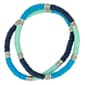 Ashley Cooper(tm) Multi Blue Color Block 2 Row Stretch Bracelet - image 1
