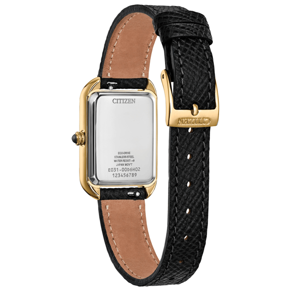 Womens Citizen® Eco-Drive Classic Leather Strap Watch-EM1192-01E