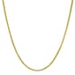 Gianni Argento 16in. Gold over Sterling Box Chain Necklace - image 1