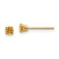 Gemstone Classics&#40;tm&#41; Yellow Gold 3mm. Citrine Post Earrings - image 1