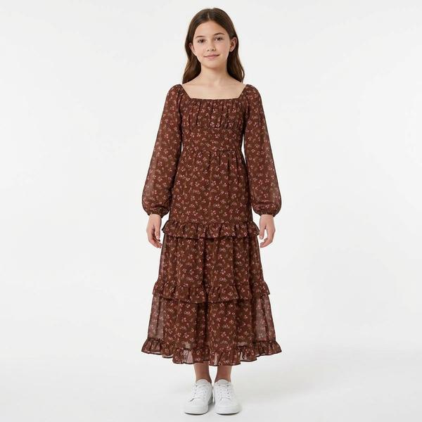Girls (7-16) Rare Too Chiffon Ditsy Floral Maxi Dress - image 