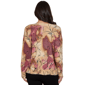 Womens Skye''s the Limit Wild Romance Floral Tie Dye Sweater - image 2