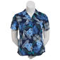 Womens Erica Hayden Short Sleeve Collar Floral Casual Button Down - image 1