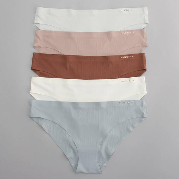Womens Danskin 5pk. Bonded Microfiber Rib Bikini - DS3469-5PKH - image 