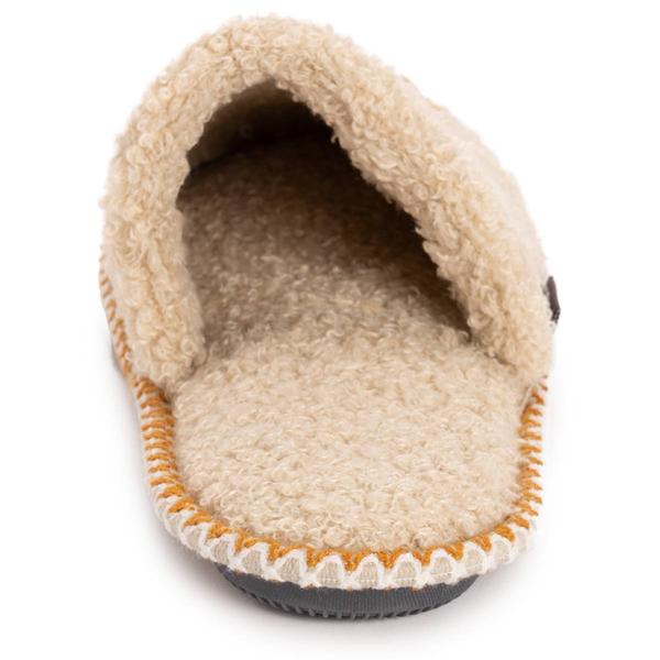 Womens MUK LUKS® Punch Needle Scuff Pumpkin Slip On Slippers