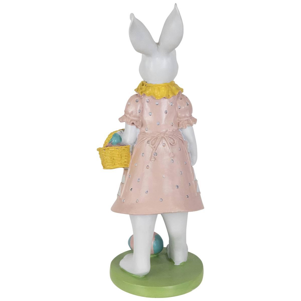 Northlight Seasonal Bunny with Easter Basket Garden Statue