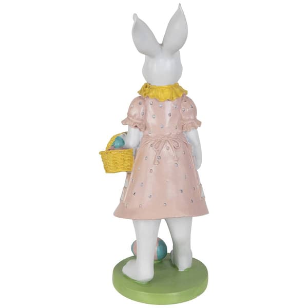 Northlight Seasonal Bunny with Easter Basket Garden Statue