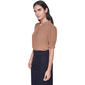 Womens Tommy Hilfiger Elbow Sleeve Heart Clip Dot Blouse - image 3