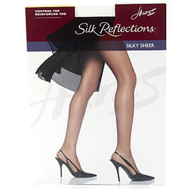 Womens Hanes&#40;R&#41; Silk Reflections Sheer Control Top Pantyhose