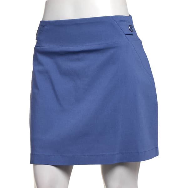 Womens Soho Apparel Pull On Solid Skort - image 