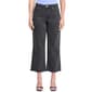 Womens YMI Wide Leg Crop Fray Hem Denim Jeans - image 1