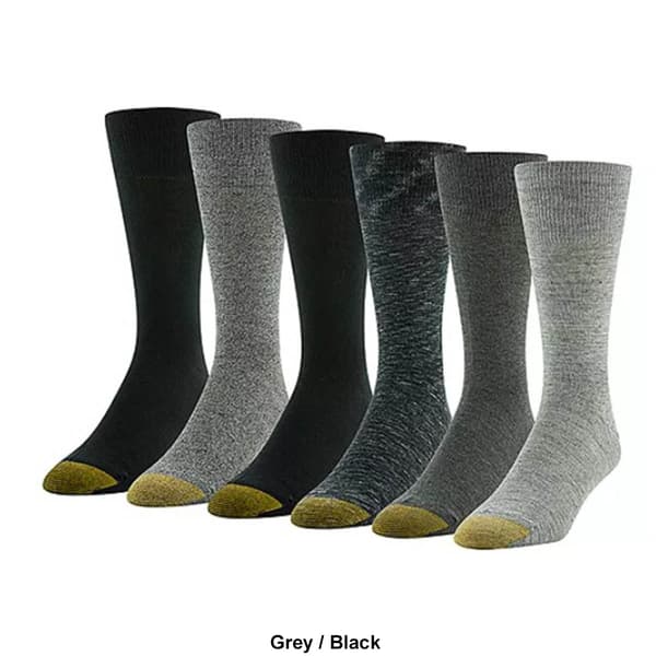 Mens Gold Toe&#174; 6pk. Cambridge Crew Socks