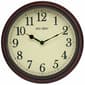 Westclox Woodgrain Classic Wall Clock 73004P - image 1