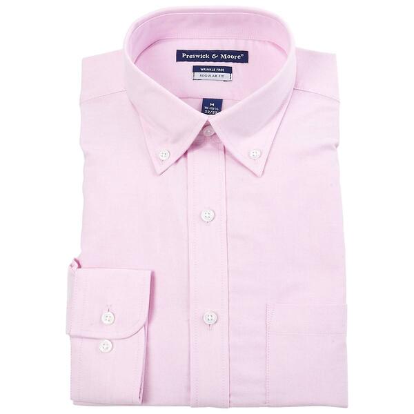 Mens Preswick & Moore Oxford Dress Shirt - Pink - image 