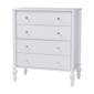 Baxton Studio Callison Spindle 4-Drawer Vertical Chest - image 1