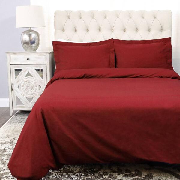 Superior 300TC Cotton Percale Duvet Cover Set - image 
