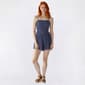 Juniors Wallflower Gauze Smock Bodice Flowy Romper - image 1