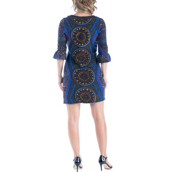 Womens 24/7 Comfort Apparel Knee Length Shift Dress