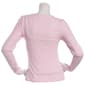 Juniors Madden Girl Long Sleeve Pindot Surplice Top - image 3