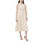 Womens MSK Sleeveless Linen Ruched Button Front Midi Dress - image 1