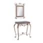 9th & Pike® Bronze Metal Traditional Console Table with Mirror - image 2