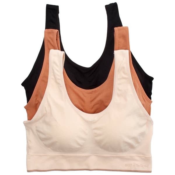 Plus Size Kathy Ireland 3pk. Seamless Bralettes 3PKBRA1215