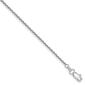 Unisex Gold Classics&#8482; 1.45mm. White Gold Diamond Cut Necklace - image 2