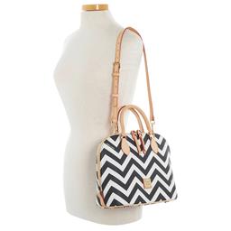 Dooney & Bourke Chevron Zip Zip Satchel