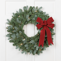 Northlight Pre-Lit Blue Spruce Artificial Christmas Wreath