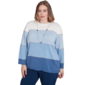 Plus Size Alfred Dunner Lake Victoria Ombre Colorblock Sweater - image 3