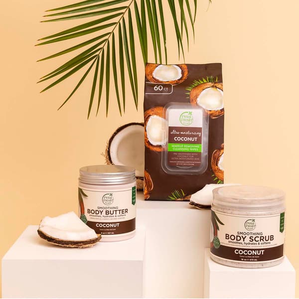 Petal Fresh Coconut Ultra-Moisturizing Coconut Makeup Wipes