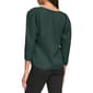 Womens Calvin Klein Long Sleeve Solid Textured Blouse - image 2
