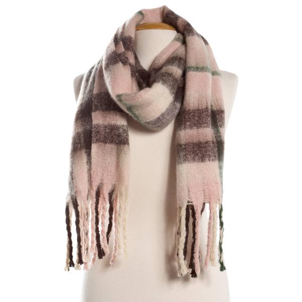 Womens Steve Madden Plaid Blanket Scarf - image 