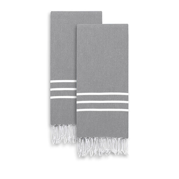 Linum Alara Turkish Hand &amp; Guest Towel Set - image 