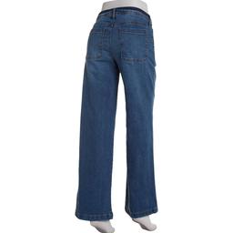 Juniors Celebrity Pink Mid Rise Wide Leg w/ Porkchop Pocket Jeans