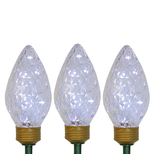 Northlight LED Lighted C9 Style Christmas Pathway Lawn Stakes - image 