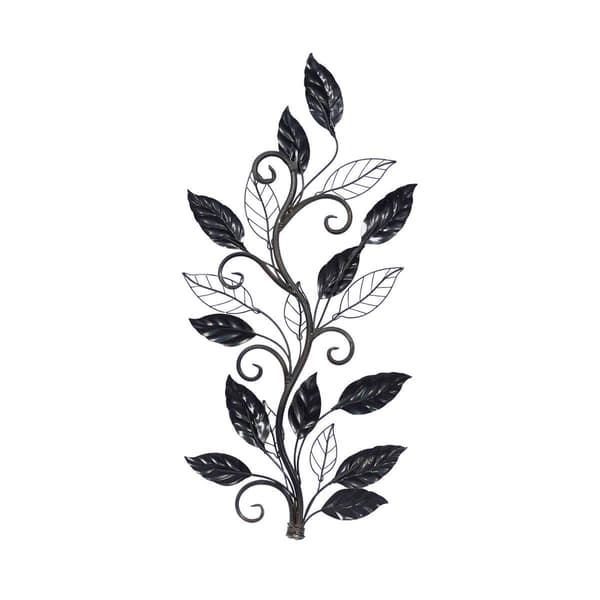 9th & Pike&#174; Traditional Style Leaf Iron Wall Decor