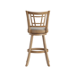 HH2 Home Fairfox Natural Wood Bar Height Swivel Stool - image 5