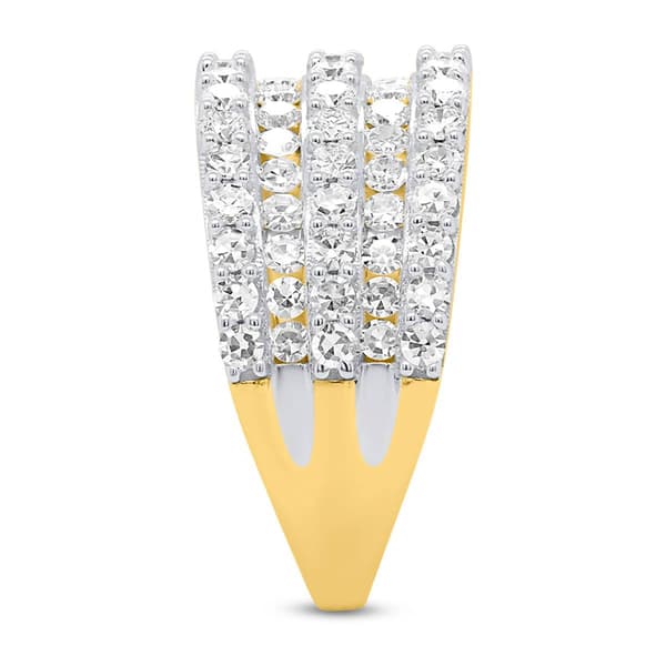 Nova Star® Gold-Plated 2ctw. Lab-Grown Diamond Statement Ring
