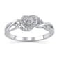 Eternal Promise&#40;tm&#41; Sterling Silver Heart Promise Ring - image 1
