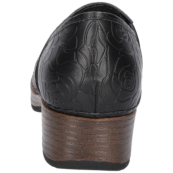 Womens Easy Works by Easy Street Sumiko Embossed Clogs