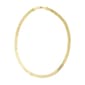 Ellen Tracy Yellow Gold Plated Herringbone Necklace - image 1