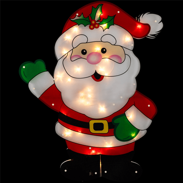 Northlight Lighted 2D Santa Claus Outdoor Christmas Décor