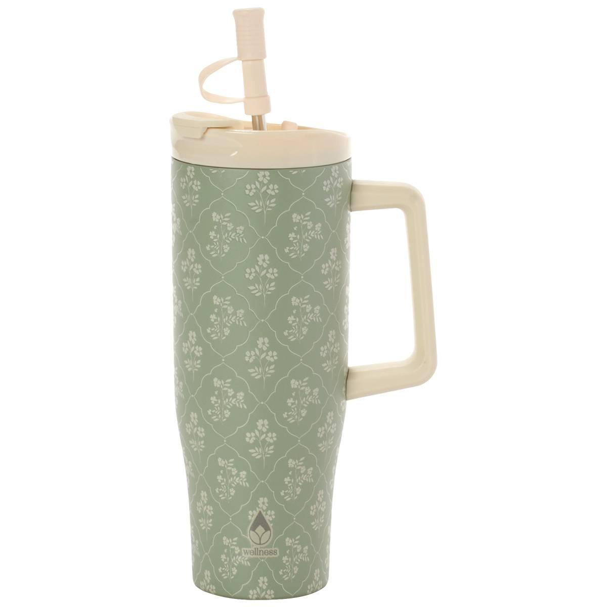 Wellness 40oz. Double Wall Pastel Meadow Travel Cup