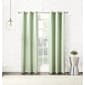 Montego Woven Silver Grommet Curtain Panel - image 2